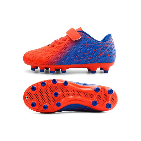🆕Kids Orange and Blue Soccer Cleats new - Picture 2 of 9